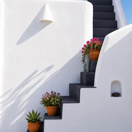 Two Gods Santorini Premium Jacuzzi Sea View 公寓 Vourvoúlos